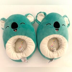 Squishmallows Aqua Koala Plush Slippers
